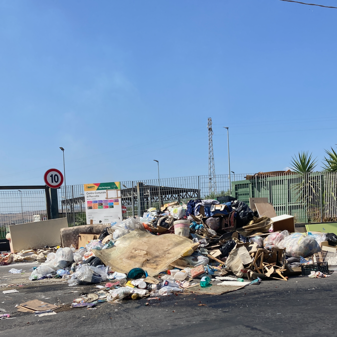 Who's responsible for roadside rubbish?